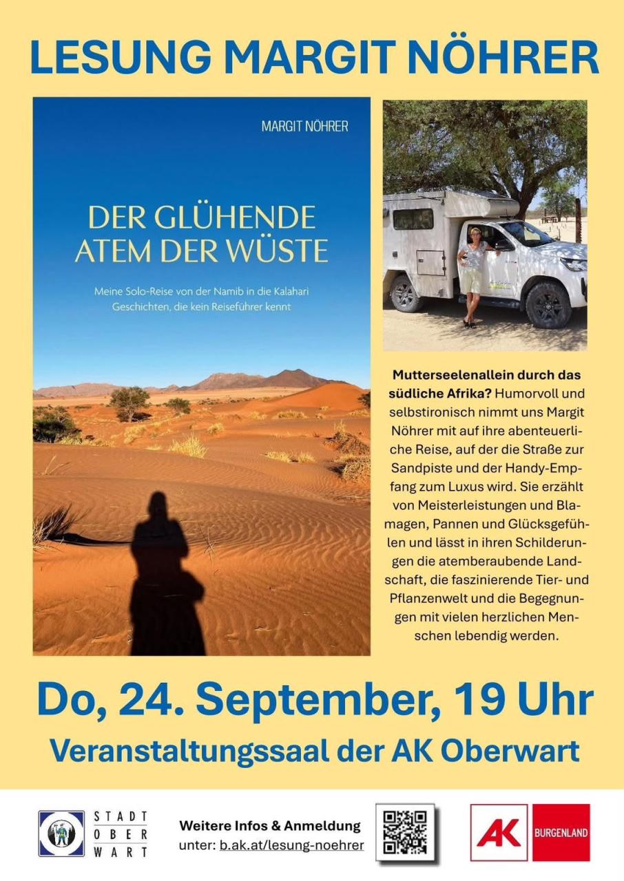 Plakat Lesung Margit Nöhrer