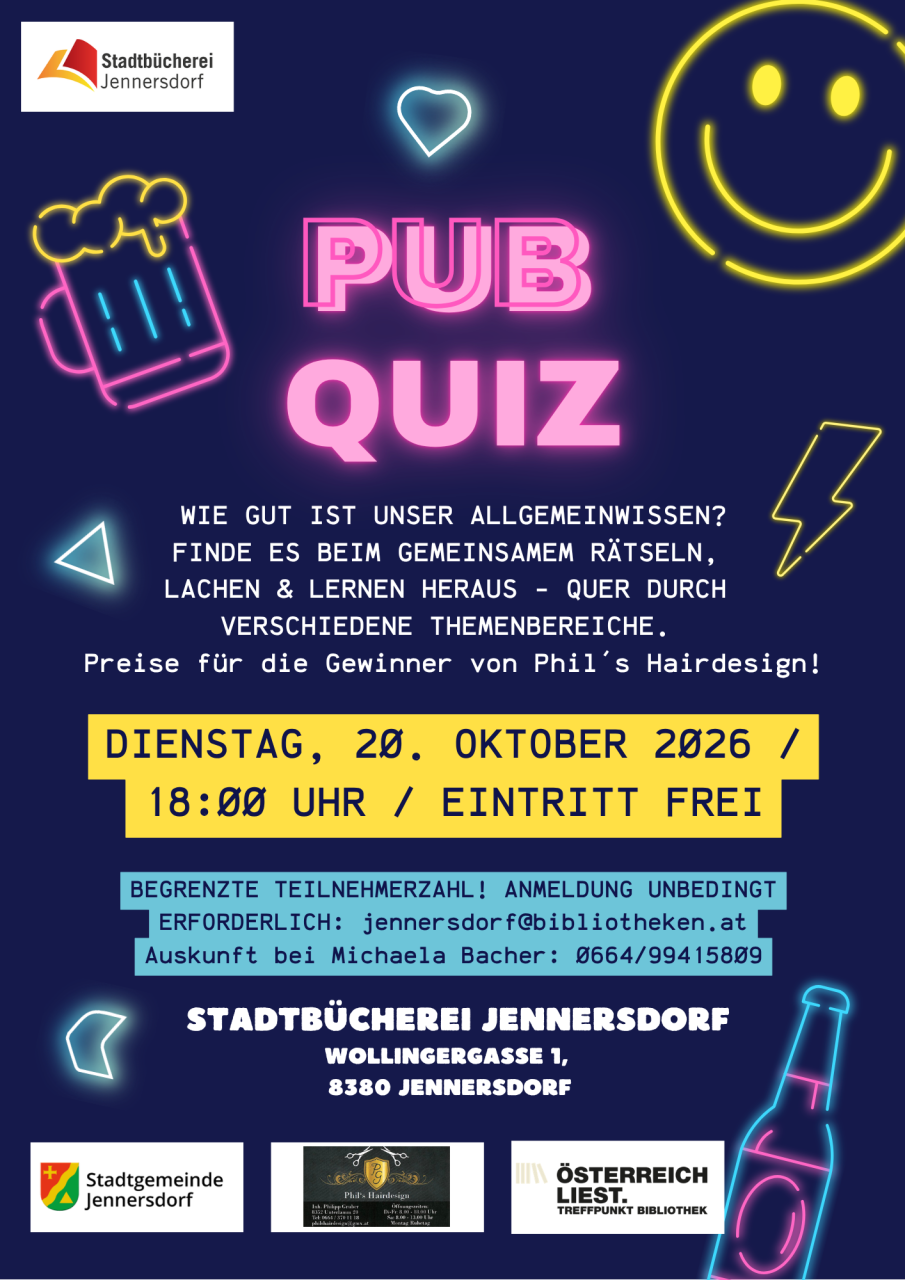 Plakat PUB QUIZ