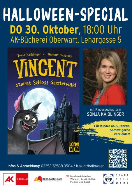 Flyer Halloween Special mit Sonja Kaiblinger