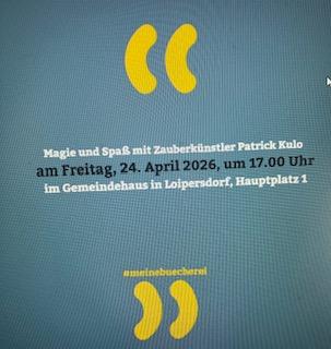 Lange Nacht der Bibliotheken Bücherei Loipersdorf-Kitzladen