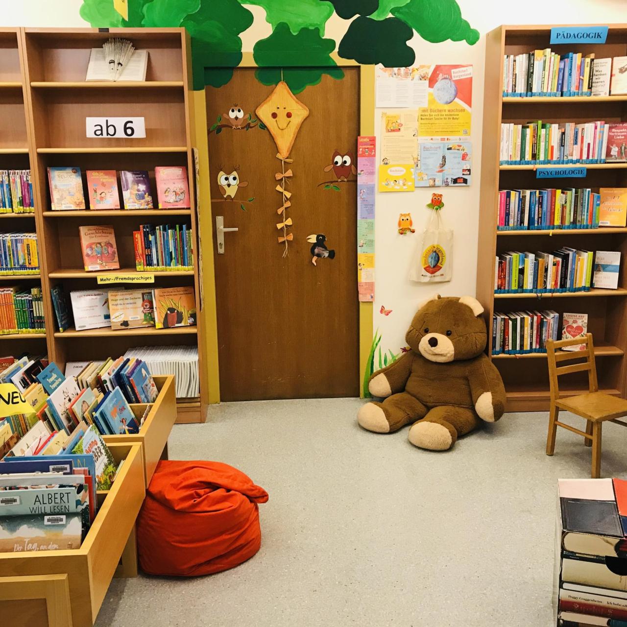 Ak Bücherei Oberwart Kinderbereich
